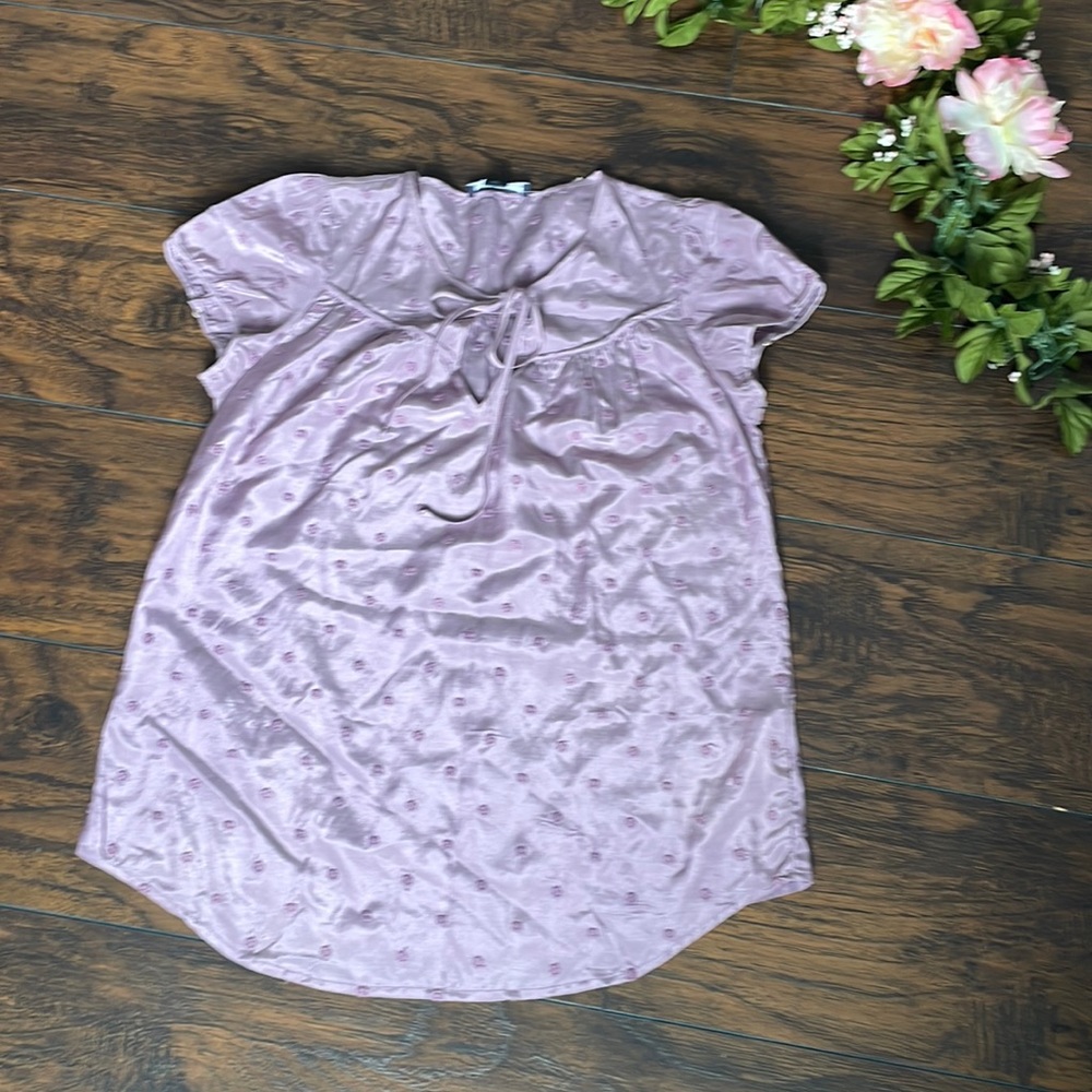 Cute French dot top